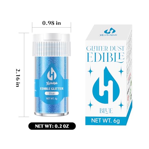 Blue Edible Glitter