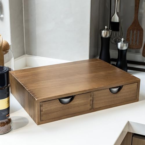 Wooden K Cup Organizer Coffee Pod Storage Box