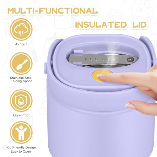 20oz Soup Thermo for Hot Food with a Snack Box Container