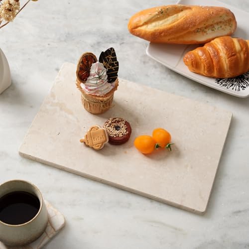 Natural Travertine Marble Cutting Board for Kitchen Counter