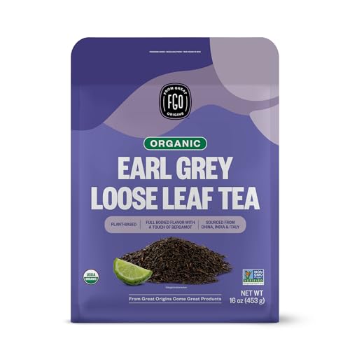 Organic Earl Grey Black Tea (16 Ounce)