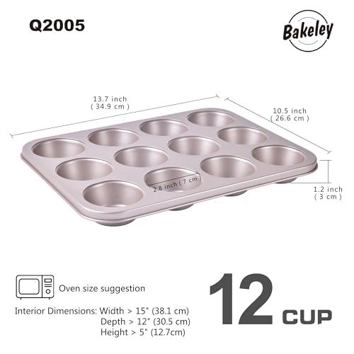 Nonstick 12 Cup Muffin Pan (2 Count)