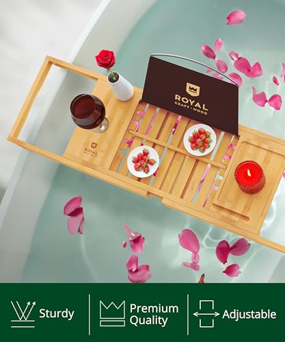 Premium Foldable Bathtub Tray Caddy