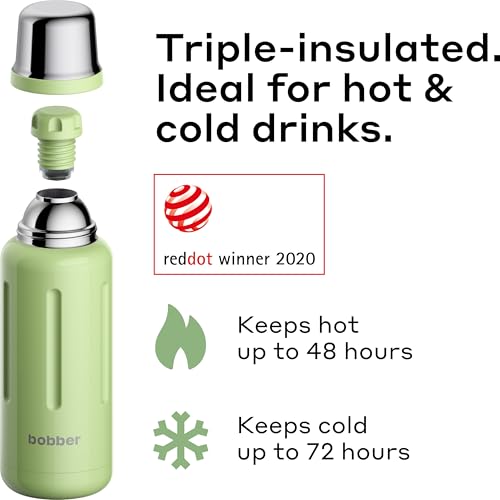 34 oz 1 Liter Stainless Steel Travel Thermo Flask for Hot and Cold Drinks