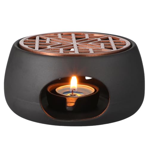 1 Set Ceramic Teapot Warmer Heating Base