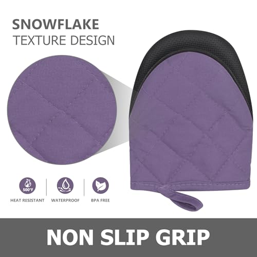 1 Pair Short Oven Mitts