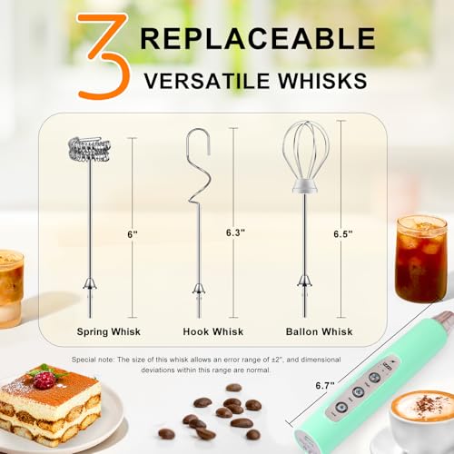 Handheld Milk Frother Wand for Coffee