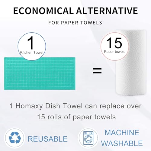 100% Cotton Terry Kitchen Towels (8 Count)