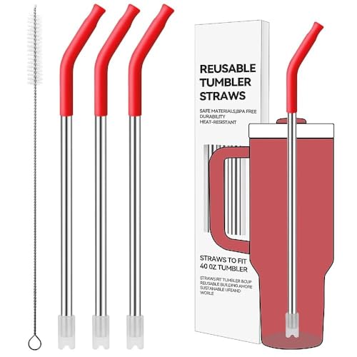Straight Metal Straws for Stanley 40oz