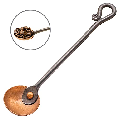 Copper and Steel Coffee Scoop