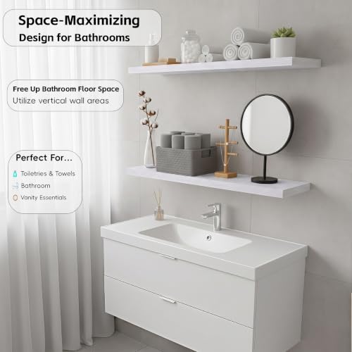 Floating Wall Shelves (2 Count)