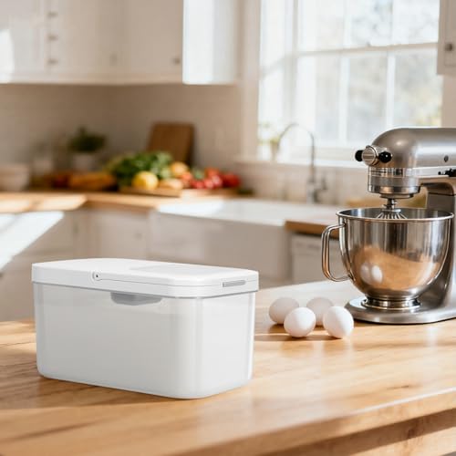 12 Lbs Rice Flour Sugar Storage Containers Dry Food Holder with Flip