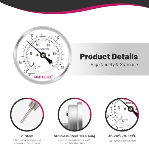 Dial Thermometer for Brewing