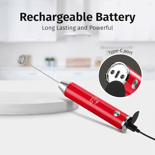 Rechargeable Milk Frother Handheld
