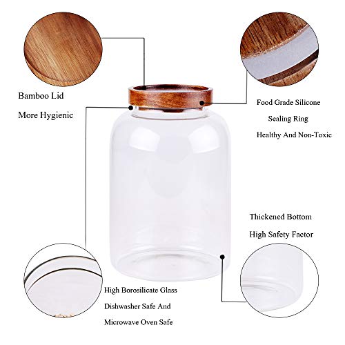 Large Glass Food Canisters