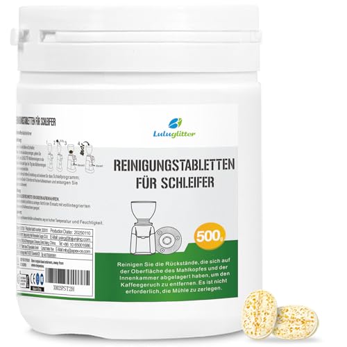 Professional Coffee Grinder Cleaning Tablets 500g Natural Food Safe