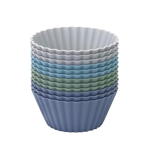 Large Silicone Muffin Cups (12 Count)