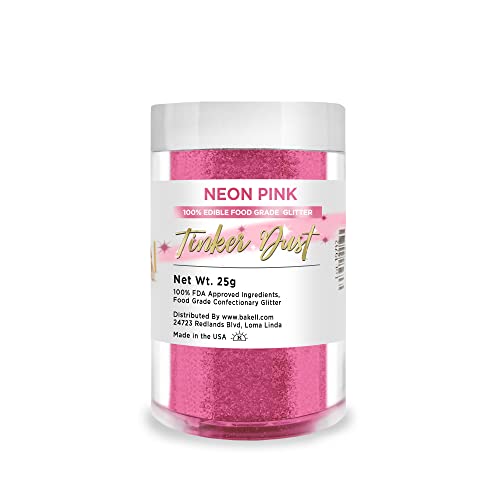 Neon Pink Edible Glitter