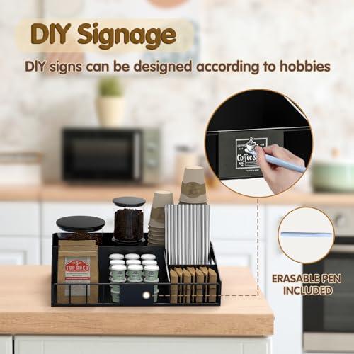 Metal Coffee Station Organizer for Countertop (2 Count)