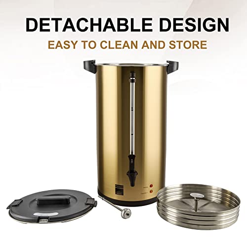 75 Cup Coffee Urn 304 Electric Hot Coffee Dispenser Percolator (75 Count)