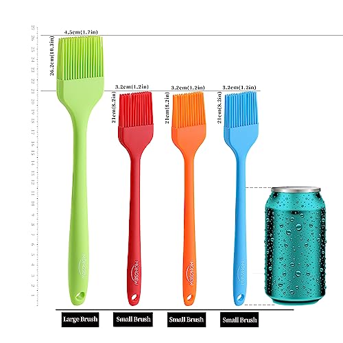 4PCS Silicone Basting Pastry Brush