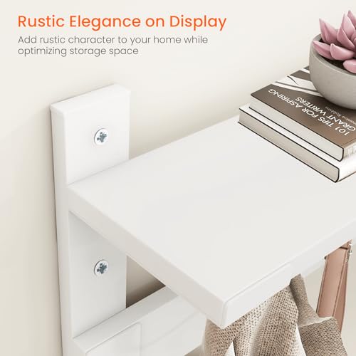 Coat Rack with Wall Shelf