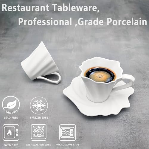 4.25 oz Espresso cups set of 4 (4 Count)