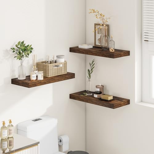 12" Deep Floating Shelves 24x12” Set of 2 (2 Count)