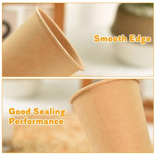 500 Pack 3 oz Kraft Paper Cups (500 Count)