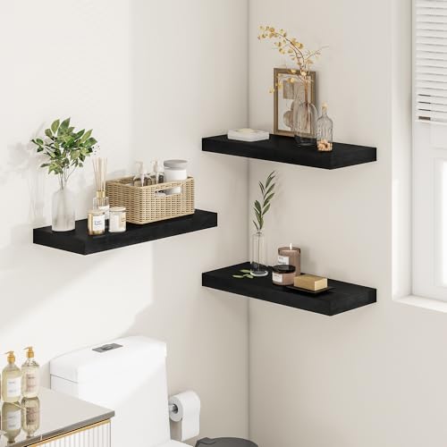 12" Deep Floating Shelves 24x12” Set of 2 (2 Count)