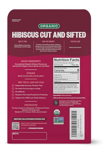 Organic Hibiscus Flowers (16 Ounce)