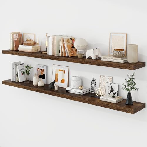 72 Inch Floating Shelves