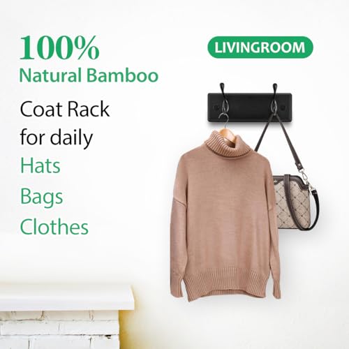 Heavy Duty Wooden Coat Rack