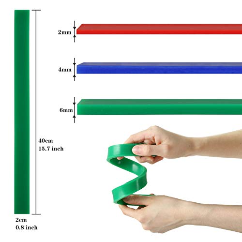 6Pcs Silicone Rolling Pin Guides Non (6 Count)