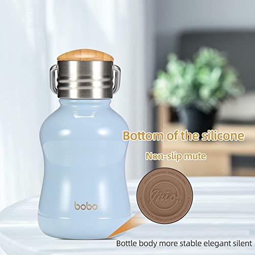 Mini Vacuum Insulated Water Bottle With Bamboo Lid