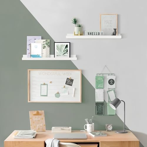 24 Inch Floating Nursery Book Shelves (4 Count)