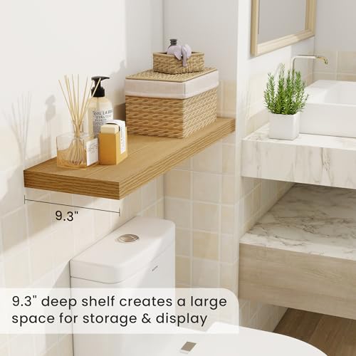 9.3Inch Deep Floating Shelves for Wall (2 Count)