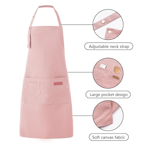 Art Aprons for Women Painting Pottery Baking