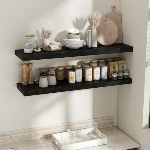 12 Inch Deep Floating Shelves (2 Count)