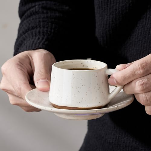 Stackable Cappuccino Cup Set of 6 [4oz]Activated (2.84 Count)
