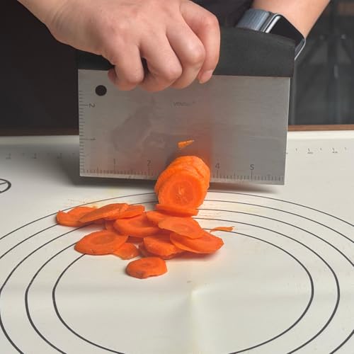 Multipurpose Bench Scraper Kitchen Utensil for Flat Top Griddle