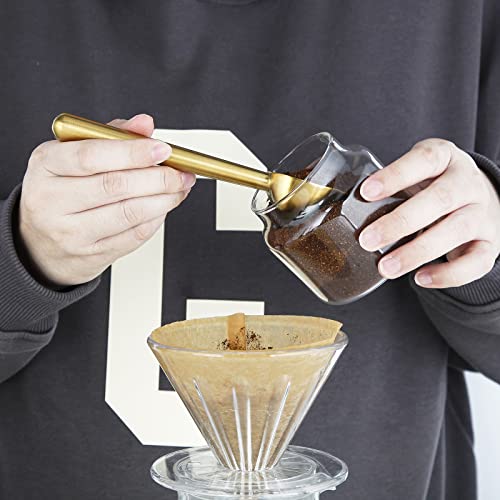 Stainless Steel Long Hollow Handle Coffee Scoop