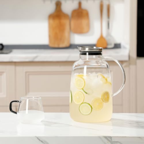109 Oz Glass Pitcher with Lid