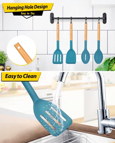 Pack of 4 Silicone Cooking Utensils Set (4 Count)