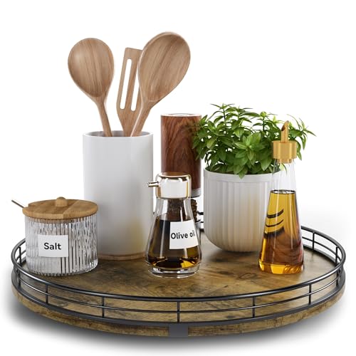 Lazy Susan Turntable Organizer for Table Top