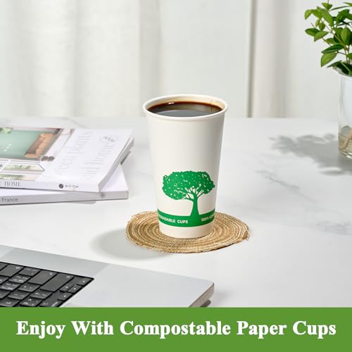 240 Pack Compostable Paper Cups (240 Count)