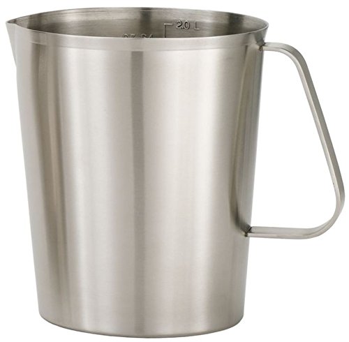 64oz Stainless Steel Frothing Pitcher with Graduated Marks