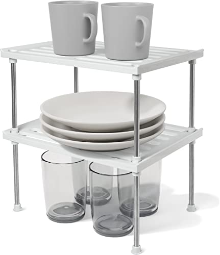 Stackable Kitchen Cabinet Organizer Set of 2 (2 Count)
