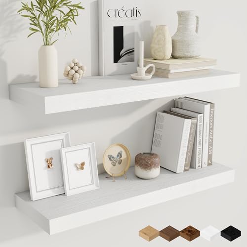 9.3Inch Deep Floating Shelves for Wall (2 Count)