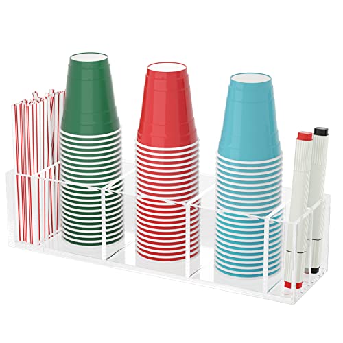 Triple Cup Holder With Marker Slot